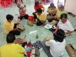โครงการอบรมพัฒนาศักยภาพผู้สูงอายุ (กิจกรรมตกแต่งกระเป๋าสานจู