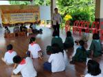 โครงการส่งเสริมศิลปวัฒนธรรมท้องถิ่น(รำมโนราห์) และเริ่มการเร
