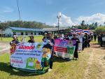 จัดกิจกรรมเดินรณรงค์เผยแพร่ประชาสัมพันธ์การเลือกตั้งสมาชิกสภ